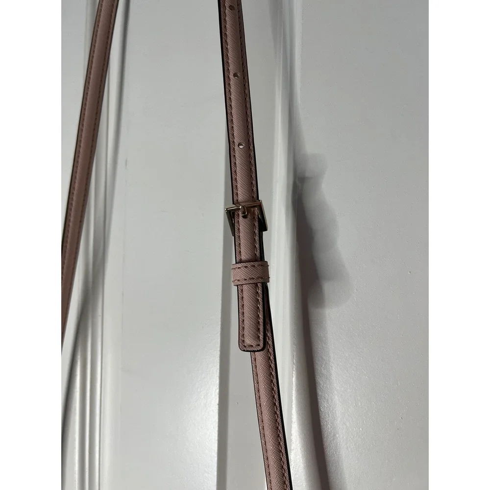 Kate Spade Cameron Street Carlisle Pink Saffiano Leather Crossbody Bag PXRU8056